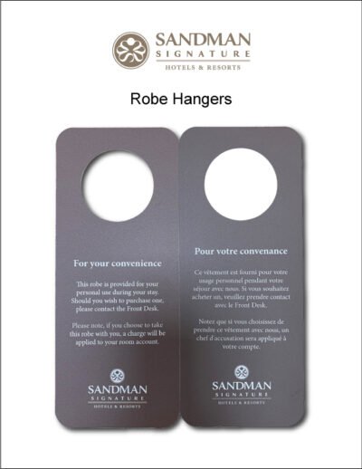 Robe Hangers - Sig