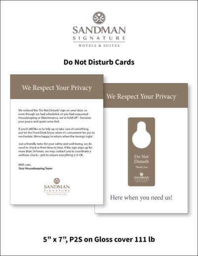 Signature Do Not Disturb Cards_5x7